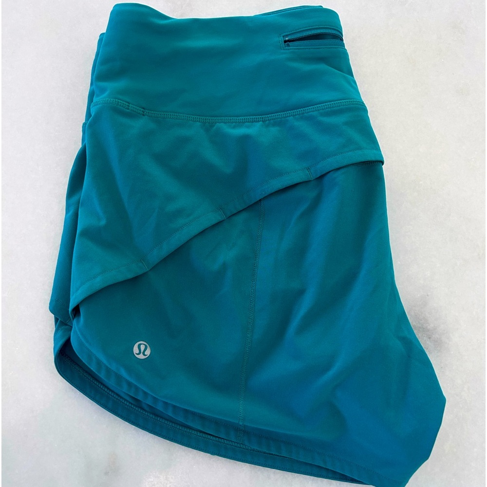 Lulu teal shorts size 8 (feel free to offer lower)
